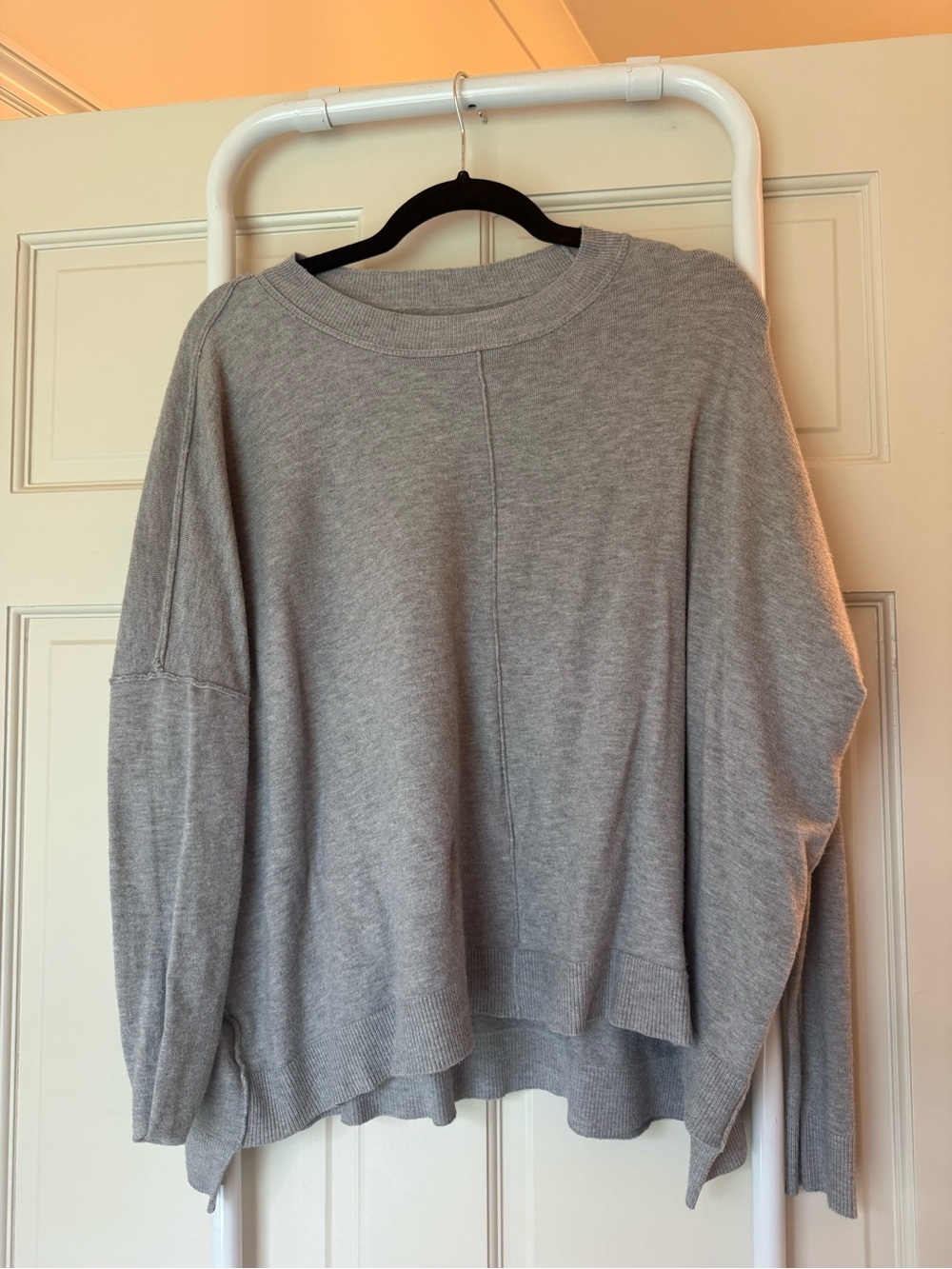 Karlie Heather Gray Crewneck Pullover Sweater